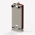 Heat pump HVAC brazed plate heat exchanger